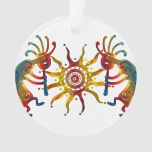KOKOPELLI DUO SUN + Ihre Ideen Ornament