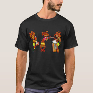 Kokopelli Felsen-Kunst: "Koko Reggae-Musik " T-Shirt