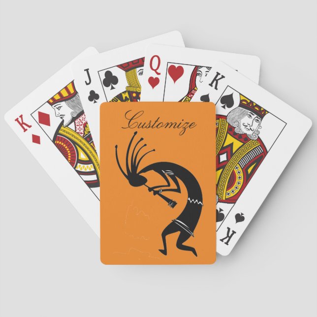Kokopelli Flöte Player Thunder_Cove Spielkarten (Rückseite)