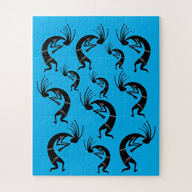 Kokopelli Flötenspieler Thunder_Cove Puzzle (Vertikal)