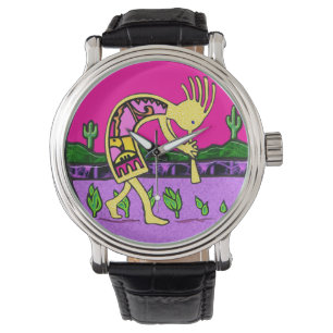 Kokopelli Flute Player Armbanduhr