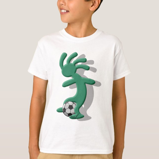 Kokopelli Fußball T-Shirt (Vorderseite)