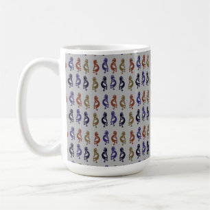 Kokopelli Group of Flute Playing Figures Kaffee Mu Kaffeetasse
