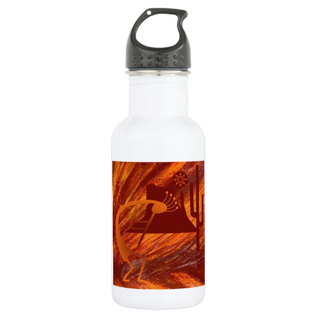 Kokopelli Heat Edelstahlflasche (Vorderseite)