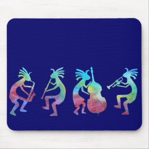 Kokopelli Jazz-Quartett Mousepad