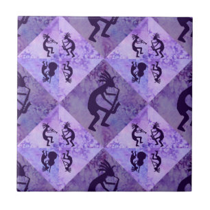 Kokopelli Jazz-Quartett, welches das Saxophon Fliese