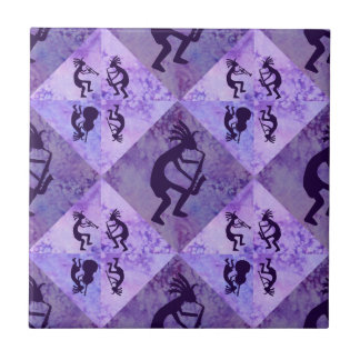 Kokopelli Jazz-Quartett, welches das Saxophon Fliese