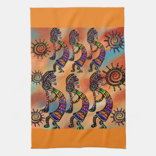 Kokopelli Kunst Küchenhandtuch Geschirrtuch