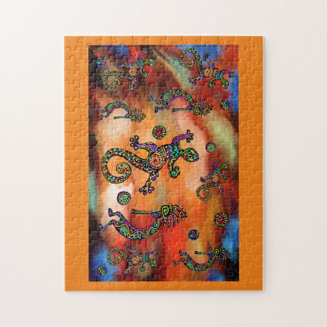 KOKOPELLI-KUNST PUZZLE (Vertikal)