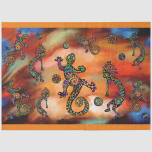 Kokopelli-Kunst Seidenpapier