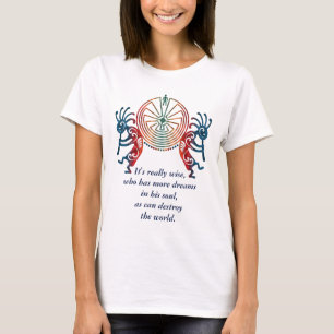 KOKOPELLI / MAN IN DER MAZE + Ihr Text T-Shirt