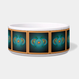 Kokopelli mit Sun Southwest Pet Napf
