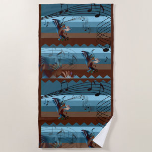 Kokopelli Music Strandtuch