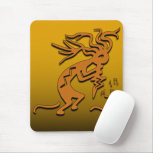 Kokopelli Musical Merry Maker & Notes Mousepad
