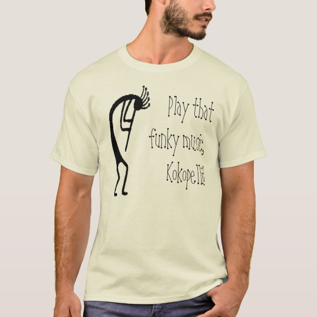 Kokopelli Musik T-Shirt (Vorderseite)