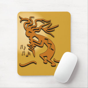 Kokopelli Musiker Mousepad