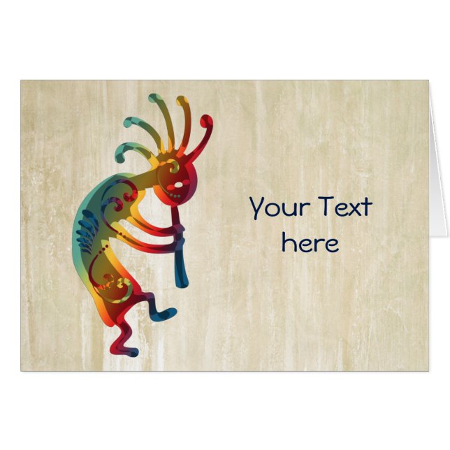 KOKOPELLI Ornamente + Ihre Ideen (Vorderseite (Horizontal))