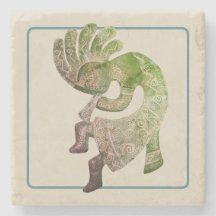 Kokopelli, Pastel Outlinées, Südwesten