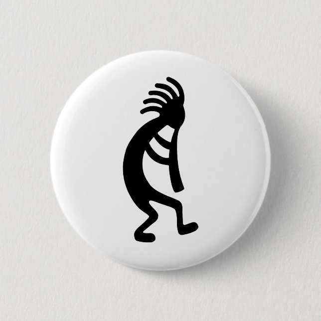 Kokopelli Produkte u. Entwürfe! Button (Vorderseite)
