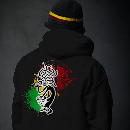 Kokopelli Rasta-Drummer Hoodie
