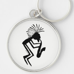 Kokopelli Saxophonspieler Petroglyphe Schlüsselanhänger