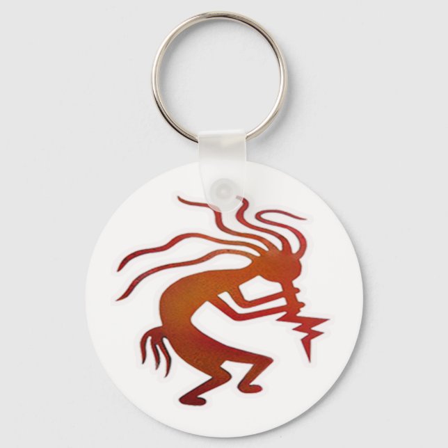 Kokopelli Schlüsselanhänger (Vorderseite)