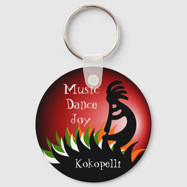 Kokopelli Schlüsselanhänger (Vorderseite)