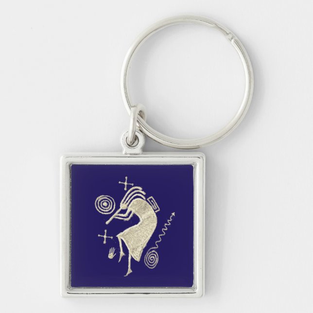 Kokopelli Schlüsselkette Schlüsselanhänger (Vorne)