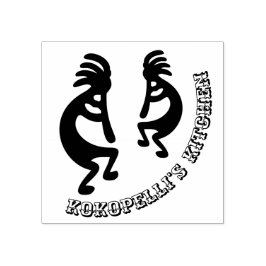 Kokopelli Southwestern Custom Gummistempel