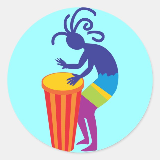 Kokopelli Stickers (Vorderseite)