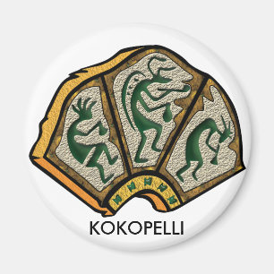 Kokopelli Stone Magnet
