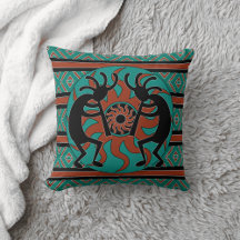 Kokopelli Südwest Türkis Decorative