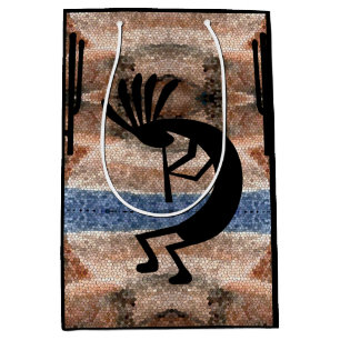 Kokopelli Südwest Wüste Mosaik Mittlere Geschenktüte