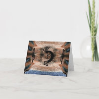 Kokopelli Südwestwüste Mosaic Grußgrüße