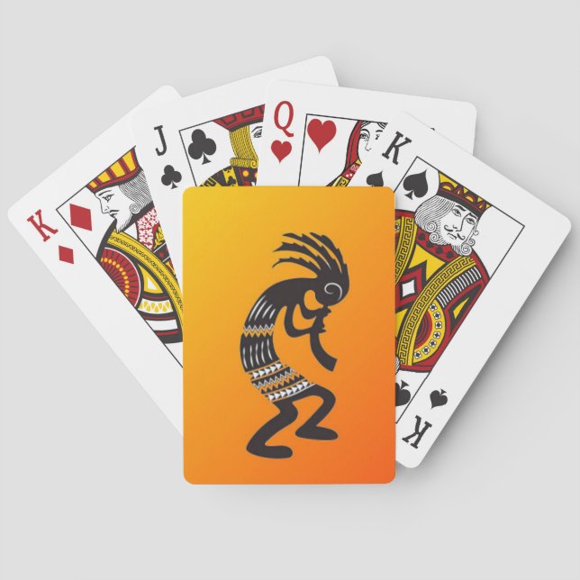Kokopelli Symbol Playing Cards Spielkarten (Rückseite)