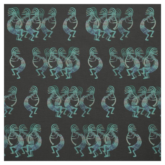 Kokopelli Tanz Stoff (Muster)