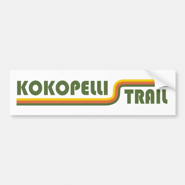Kokopelli Trail Autoaufkleber (Vorne)