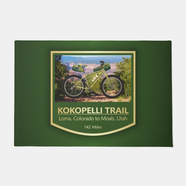 Kokopelli Trail (Bike2) Fußmatte (Vorderseite)
