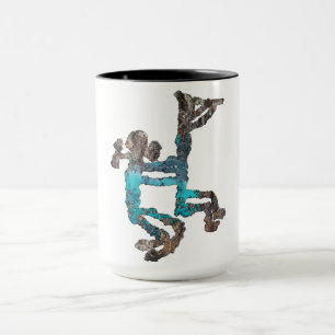 Kokopelli und Frau Petroglyph Tasse