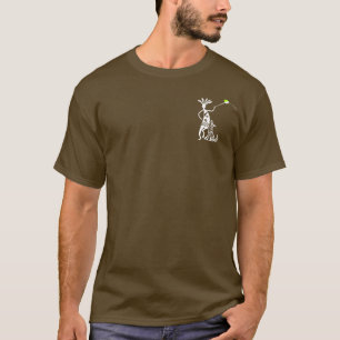 Kokopelli und Hund T-Shirt