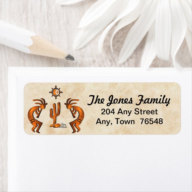 Kokopelli und Kakteen (Insitu)