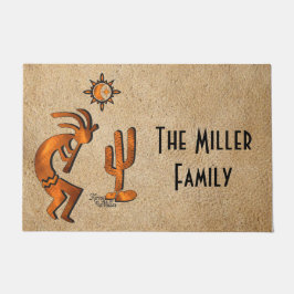 Kokopelli und Kakteen Empfang Fußmatte