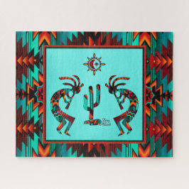 Kokopelli und Kakteen Puzzle