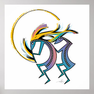Kokopelli und Kokopelli Mana Poster