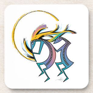 Kokopelli und Kokopelli Mana Untersetzer