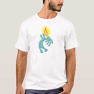 Kokopelli Ureinwohner-Feuerschlucker T-Shirt