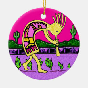 Kokopelli Viel Glück Ornament