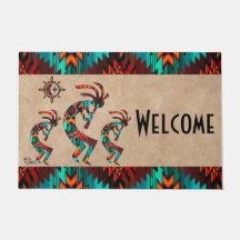 Kokopelli Welcome Doormat