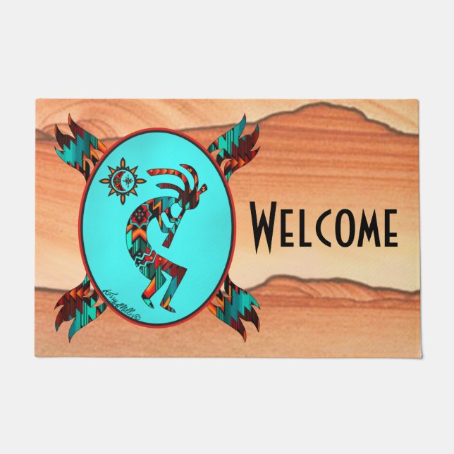 Kokopelli Welcome Fußmatte (Vorderseite)