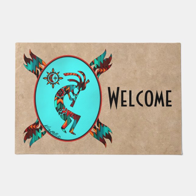 Kokopelli Welcome Fußmatte (Vorderseite)
